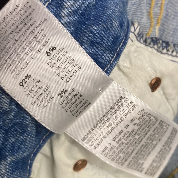 MOTHER THE LOOKER ANKLE FRAY IN WASH READY TO ROLL MID RISE SKINNY JEANS STRETCH - Picture 12 of 13